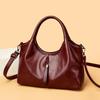 Cross Border Handbag, Women's New Style, Mom's Soft Leather Shoulder Bag, Commuting High-end Feeling, Large Capacity, Versatile