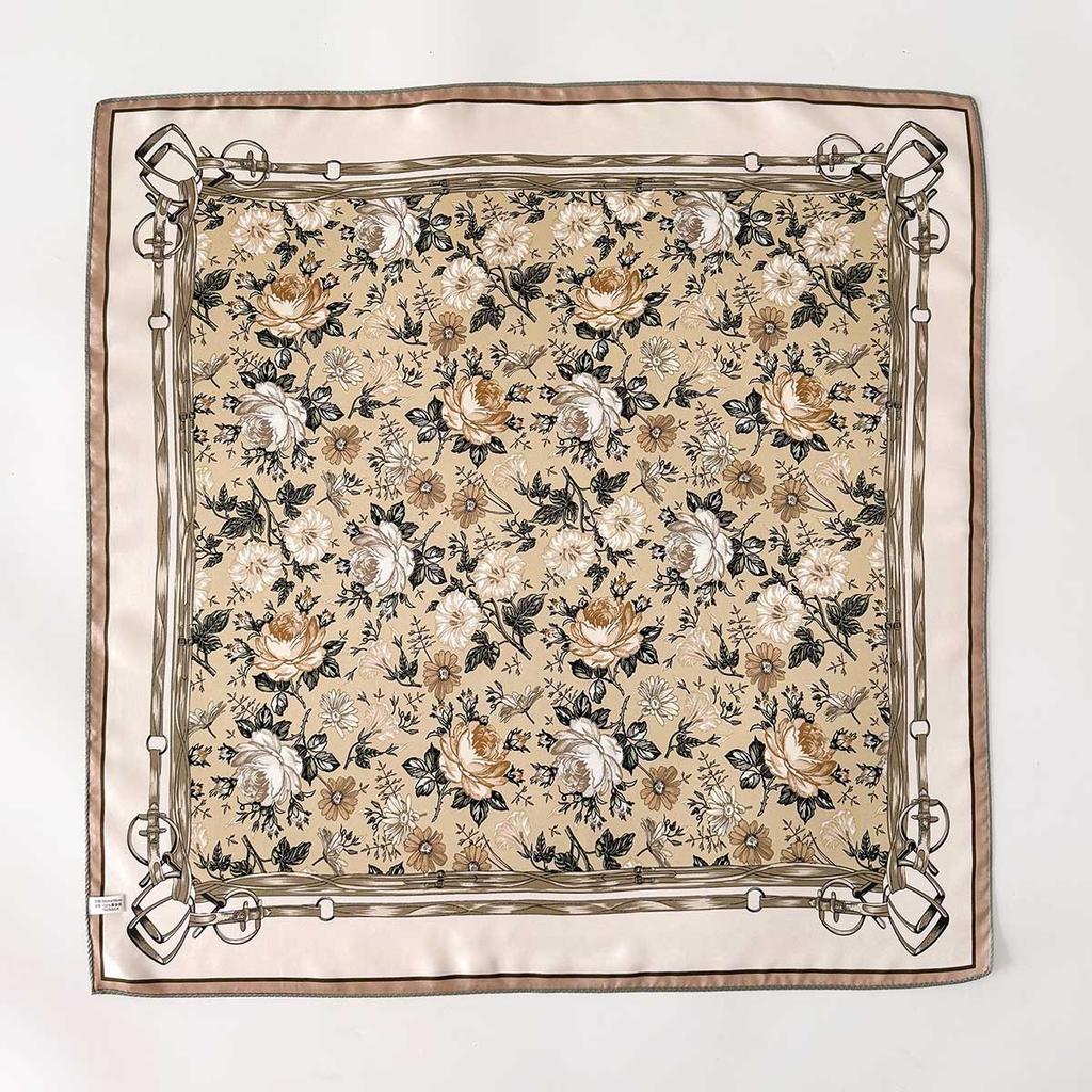 14 momme 100% Natural Twill Silk Scarf for Women Double side Female Foulard Headband Shawl Square Hijab Bandana bufanda Scarves