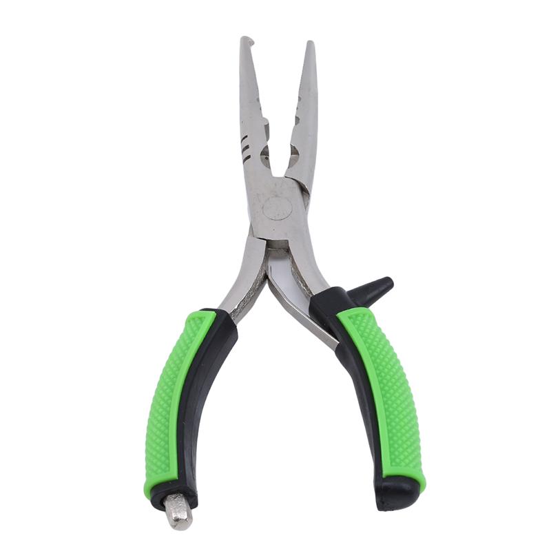 Fishing Pliers Scissors Fishing Gear with Rubber Handle Fishing Tool Fishing Tackle