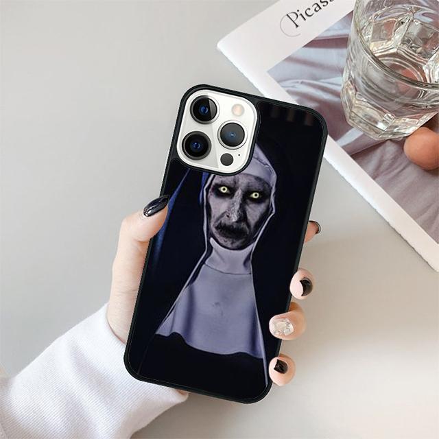 Horror Nunn Scary Phone Case Cover For iPhone 17 Air 15 16 14 13 12 Pro Max 11 Pro Max Plus Coque Shell
