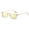 Vintage Narrow Small Sunglasses Woman Luxury Brand Metal Frame Sun Glasses Man Rectangle Driving Eyeglasses Fishing Eyewear