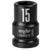 Mjw Impact Socket 1/2" Hex 15 Mm