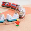 Magnetic Train Toys Wooden Railway Tracks Accessories Locomotive Diecast Slot Fit for All Wood Brand Wooden Tracks Toys For Kids