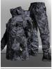 Men's Breathable Camouflage Suit Set: Durable Workwear and Tactical Jacket for Spring and Autumn.