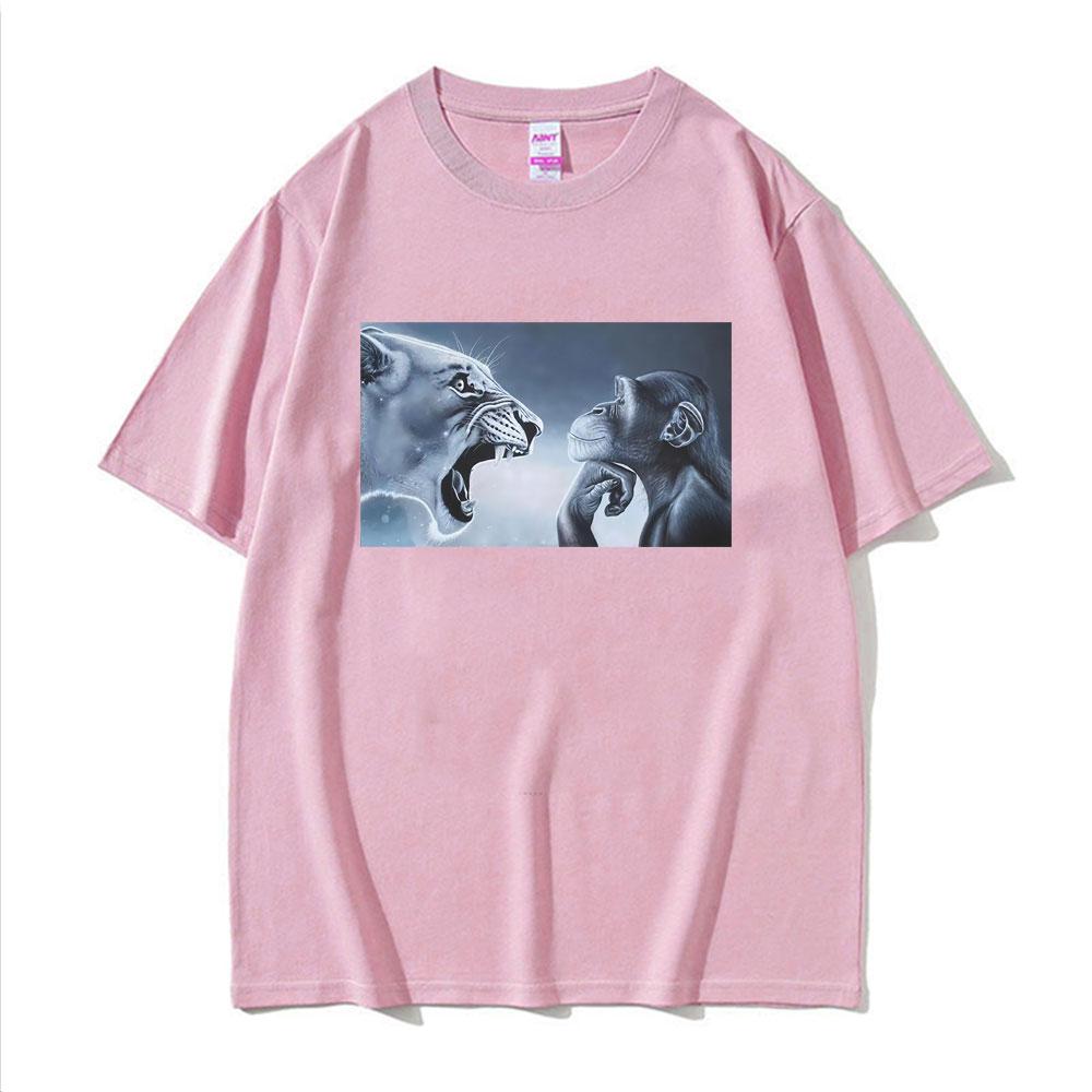 Fun Pattern Tshirt  Expression Style  Street Fashion  Casual and Relaxed Shortsleeved Tshirt