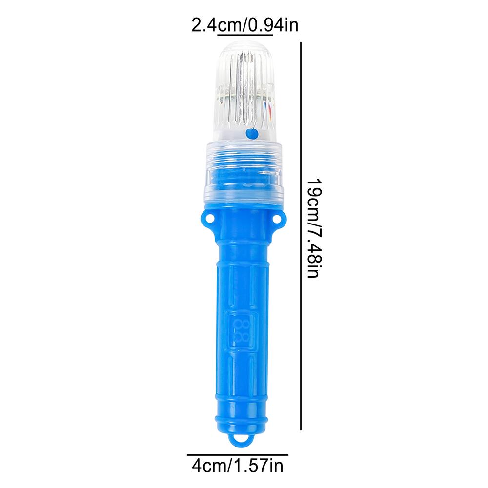 

Safety Flares LED Boating Flares Fishing Light Waterproof Buoy Fish Luring Tool Electronic Day/Night Flare Safety Kit Visual синій