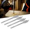 4pcs High Carbon Steel Spade Drill Bit Set Cutting Thorn Wood Drill Bit Set  Drilling