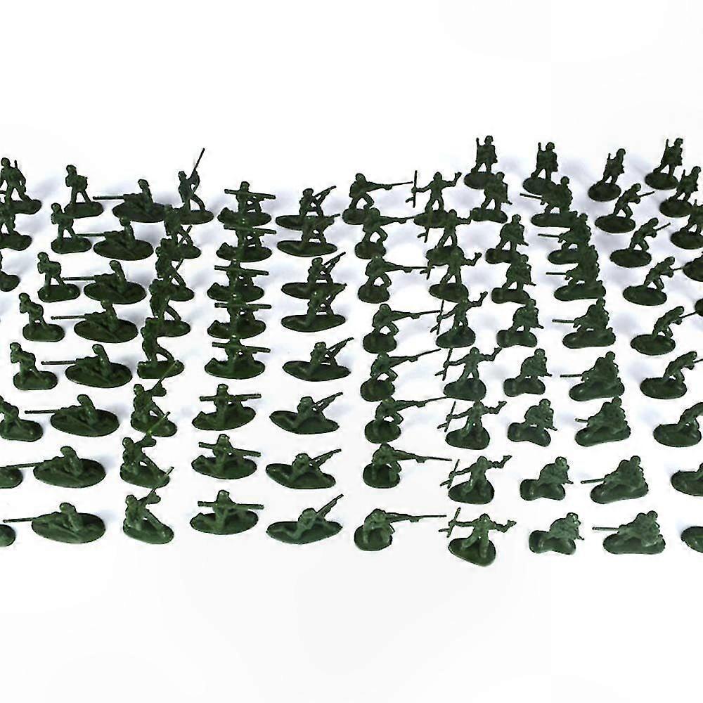 100 Mini Soldiers Playset Military Action Figures Model Toys for Kids