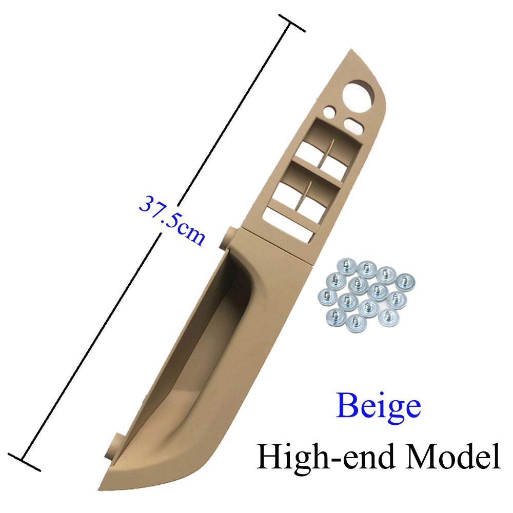 LHD Auto Innen Schwarz Beige Tür Armlehne Pull Griff Panel Abdeckung Trim Ersatz Für BMW 3 Serie E90 E91 316 318 320 325