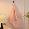 Coral Fleece Towel, Bathroom Hanging Absorbent Square Towel, Kitchen Dual-purpose Hand Towel, Non-shedding Handkerchief