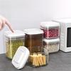 Press Type Milk Powder Container Transparent Noodle Storage Box Food Container  Storage Container