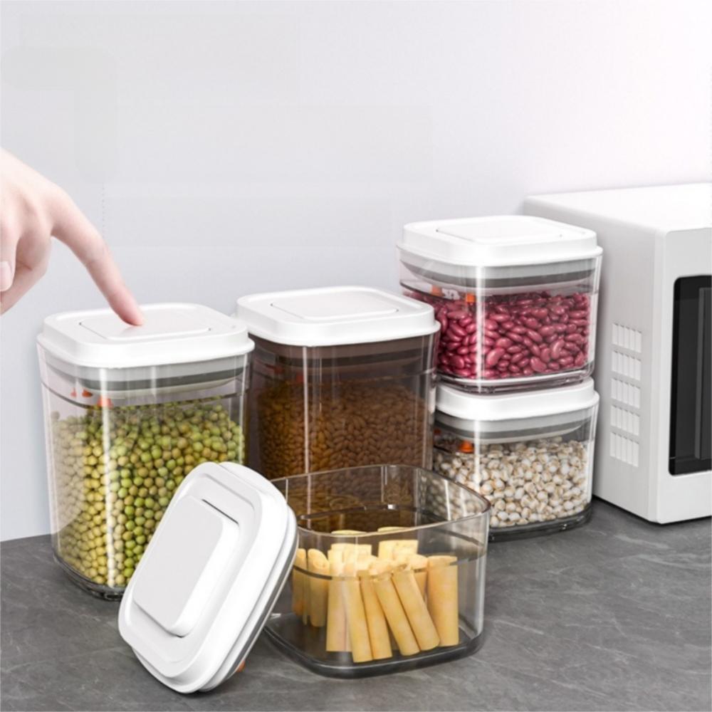 

Press Type Milk Powder Container Transparent Noodle Storage Box Food Container Storage Container 350ml