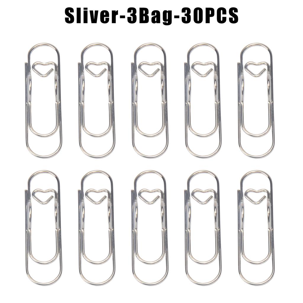 Multifunctional Metal Heart Shaped Clip Bookmark Pen Holder Stationery Notebook Accessory Fixing Base Clip Bookmark Hanger