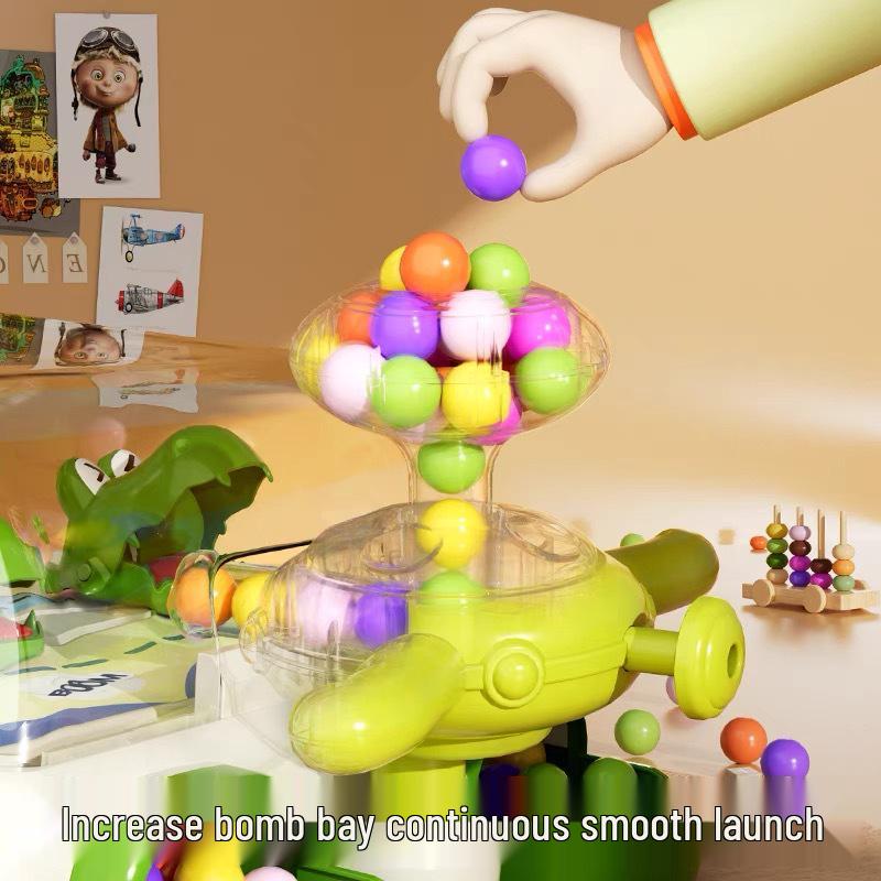 Large Crocodile Marble Game: Educational Tabletop Toy with Electric Ejection and Scoring, Popular on TikTok