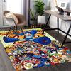 1pc Mega Man Anniversary 30th Chair Mat - Anime Cartoon Design, Non-Slip Carpet for Office, Home Decor, Living Room, Bedroom, Game Room - Perfect Gift