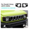 Scheinwerferblende Abdeckung Für Suzuki Jimny 2019 2020 2021-2026 Augenlid Rahmen Außen Dekoration Auto Zubehör Carbonfaser Optik