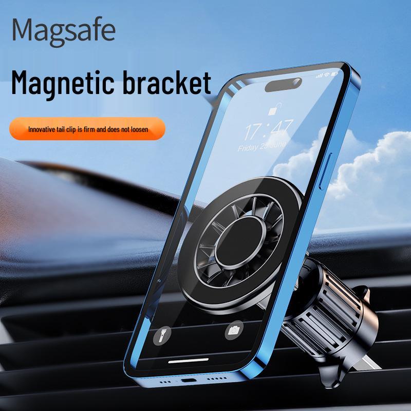 

Magnetic Car Phone Holder for Air Vent with Magsafe and Navigation Suction Cup