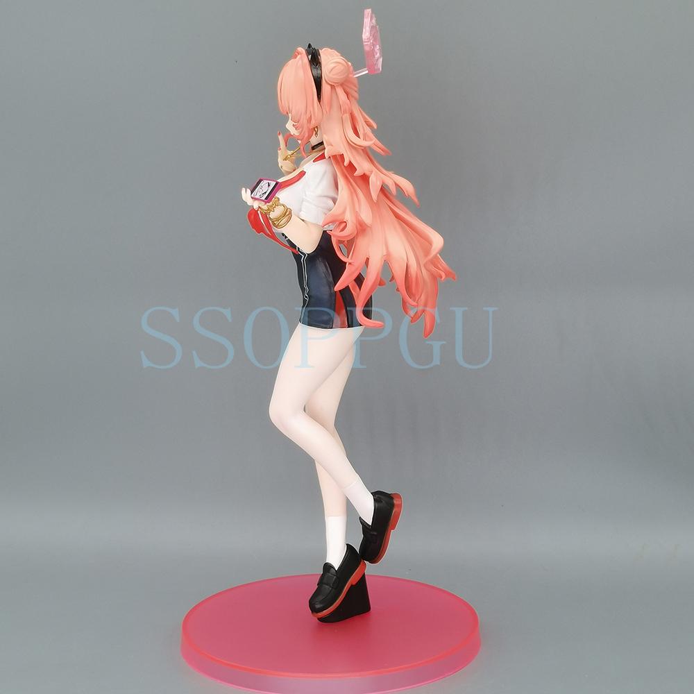 22cm Blue Archive Figure Yozakura Kirara Animation Girl POLYVINYL CHLORIDE Action Figure Plaything Blue Archive Figure Game Statue Collector Miniature