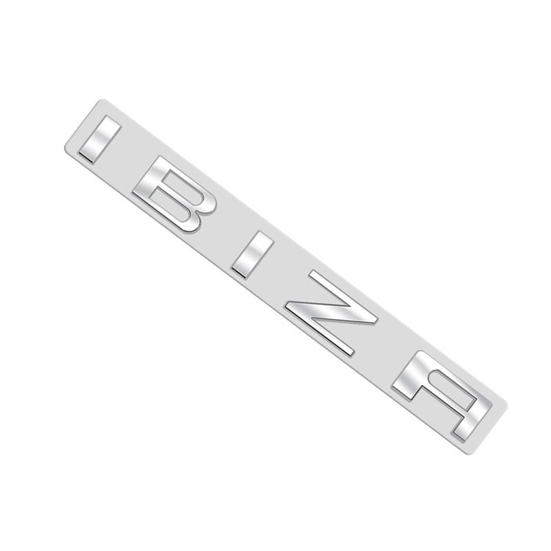 gycsn9 Metal Emblem Car Sticker Letter Badge Decal Body Trunk Decor for LEON IBIZA Accessories Copper Color Styling