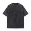 Number Hoodie Korean Edition Loose Sportswear Sweater Couple Washed Distressed Loose Streetwear Tops For City Walks
