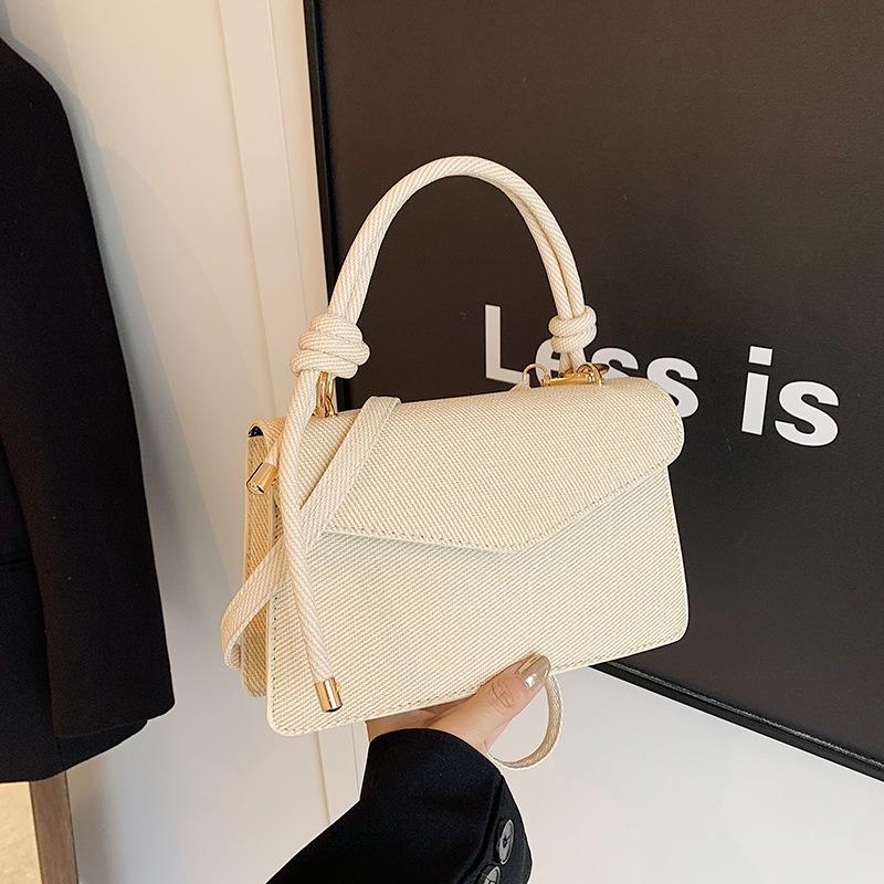 Premium texture bag women's summer new fashion contrasting color portable small square bag women's versatile shoulder messenger bag