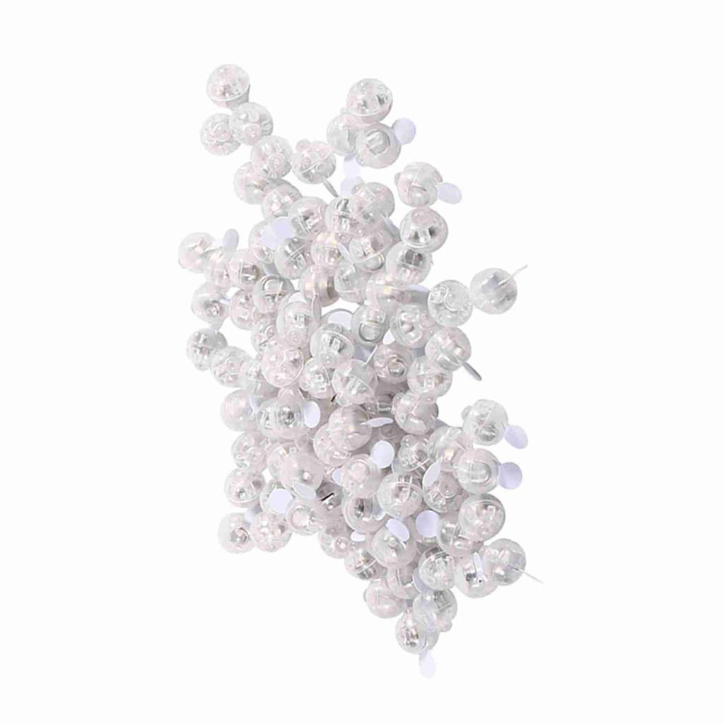 100Pcs/lot Round Flash Ball Lamps Balloon Lights Christmas Wedding Party Decoration Yellow