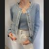 Rellawear Womens Inner   Jacket Two Piece Set Blue Ryfw29