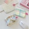 New Fresh Print Coin Purse Portable Canvas Lipstick Storage Bags Mini Students Earphone Bag