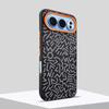 Einfache Leder Graffiti Malerei Hülle für Honor 500 Pro, Huawei Magic 8 Pro 7 RSR Magnetisches Kabelloses Laden Metall Objektivabdeckung