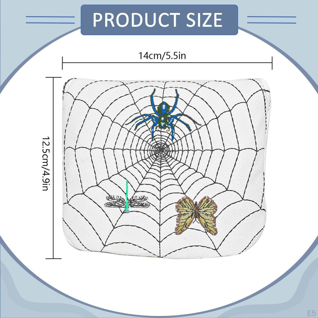 Golf Putter Cover Club Protector Comfortable Lining Portable Gift for Men Accessories Fits Most