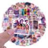 55-110 Piezas Kpop Cazadores de Demonios Pegatinas Dibujos Animados Anime Sticker Huntrix Pegatinas Decorativas Para Scrapbook Cuaderno Pegatina Estética