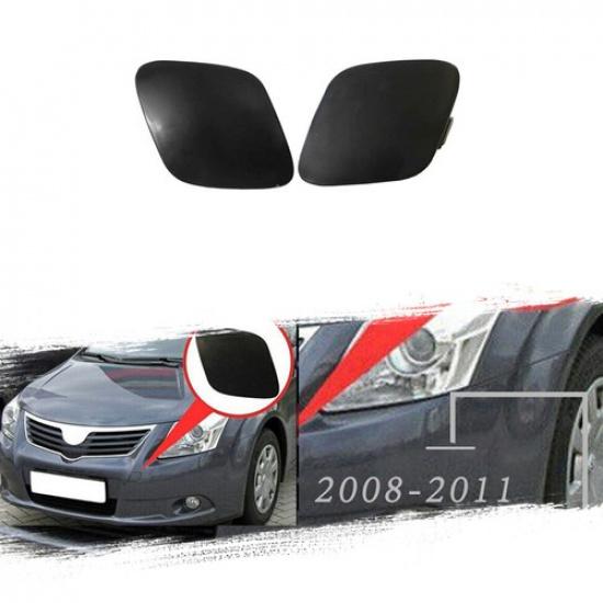 Левая и правая крышки заглушек буксировочных проушин переднего бампера для Toyota Avensis T27 08-11 W