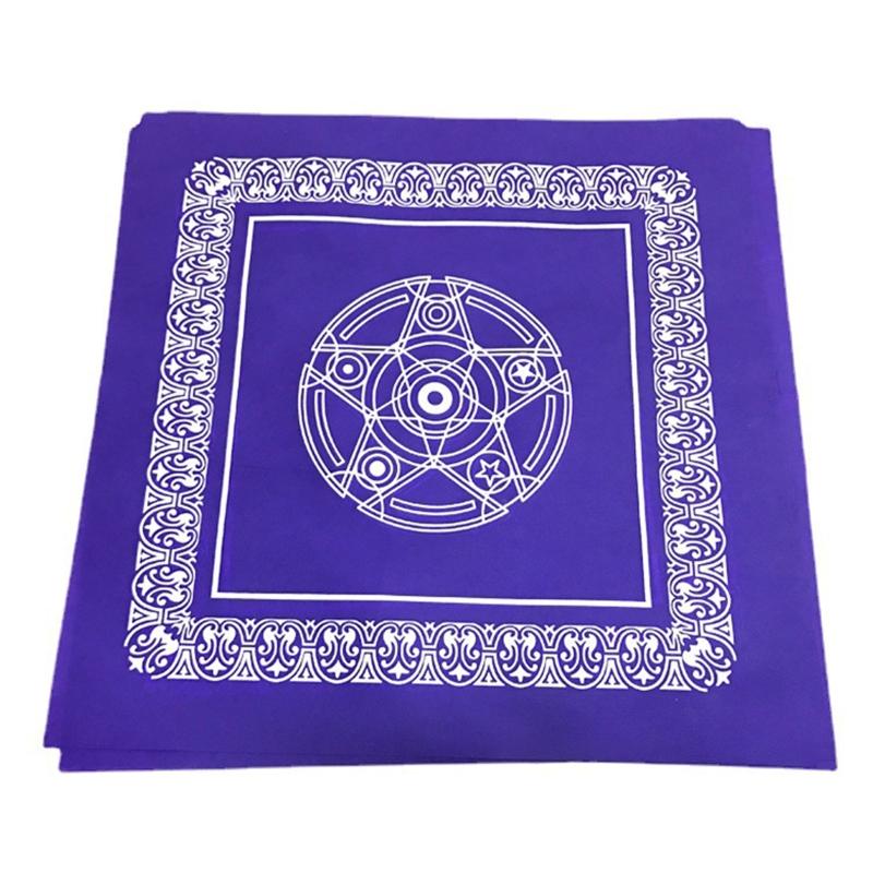 Tarot Card Special Tablecloth Board Game Fortune Astrology Velvet Card Pad Pentagram Divination Altar Cloth