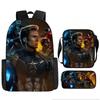 Printed Avengers The Backpack Set Oxford Fabric Pencil Case Essentials School