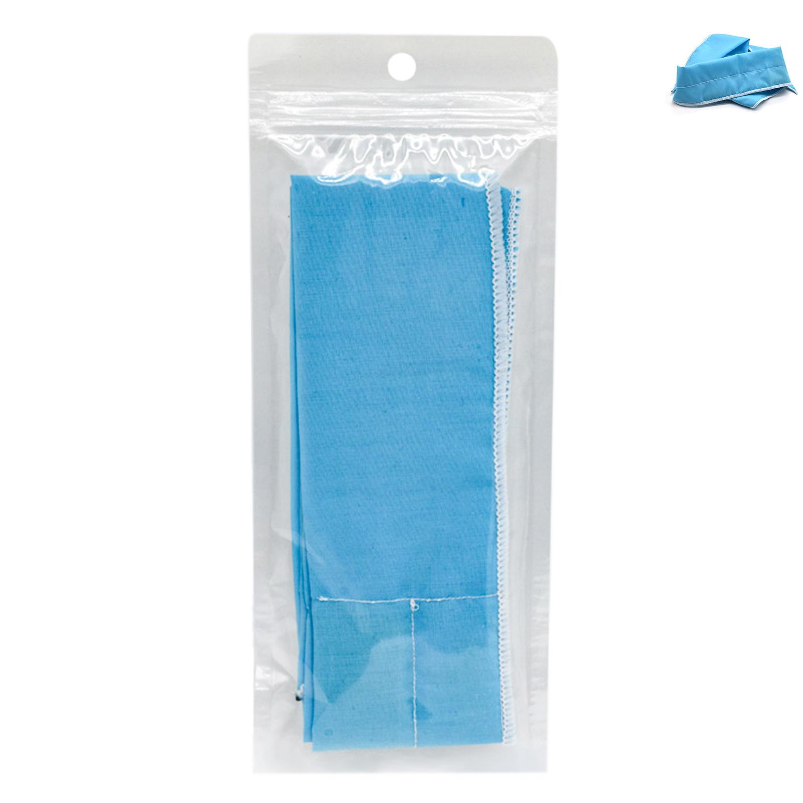 Summer Training Cooling Towels Sweat Absorbent Summer Cooling Gym Towels for Running Yoga Travel Climb 5*100cm_Blue синий