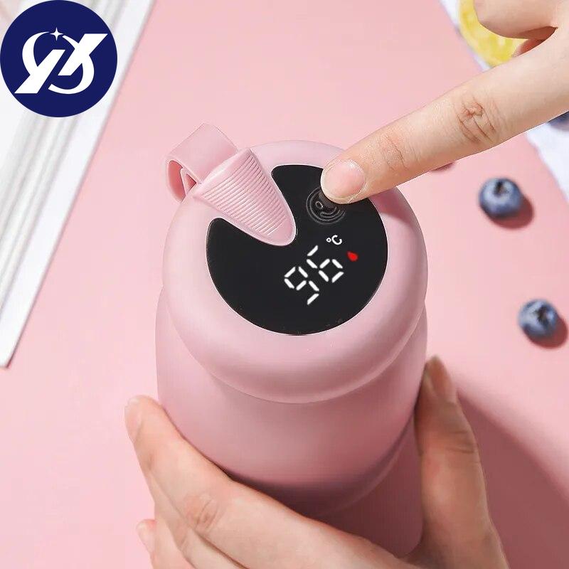 Intelligent Digital Display Vacuum Cup Stainless Steel Cup Touch Display Temperature Keep Heat And Cold Water Cup