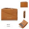 Women's Multi-Card Slot Holder: Anti-Magnetic Zipper Coin Purse, Portable Keychain Card Holder, and ID Storage Bag.
