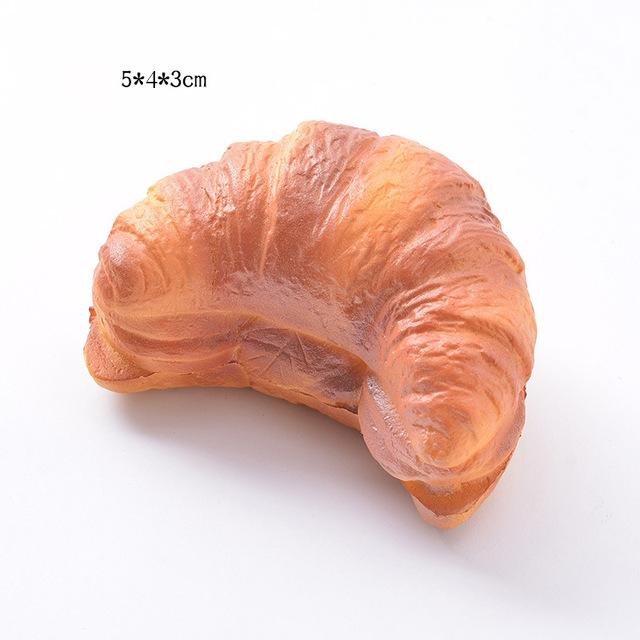 

Squishy Food Creative Simulation Bread Toast Donuts Gentle Rising Press Stress Ease Toys Spoof Tease People Desktop Decoration
