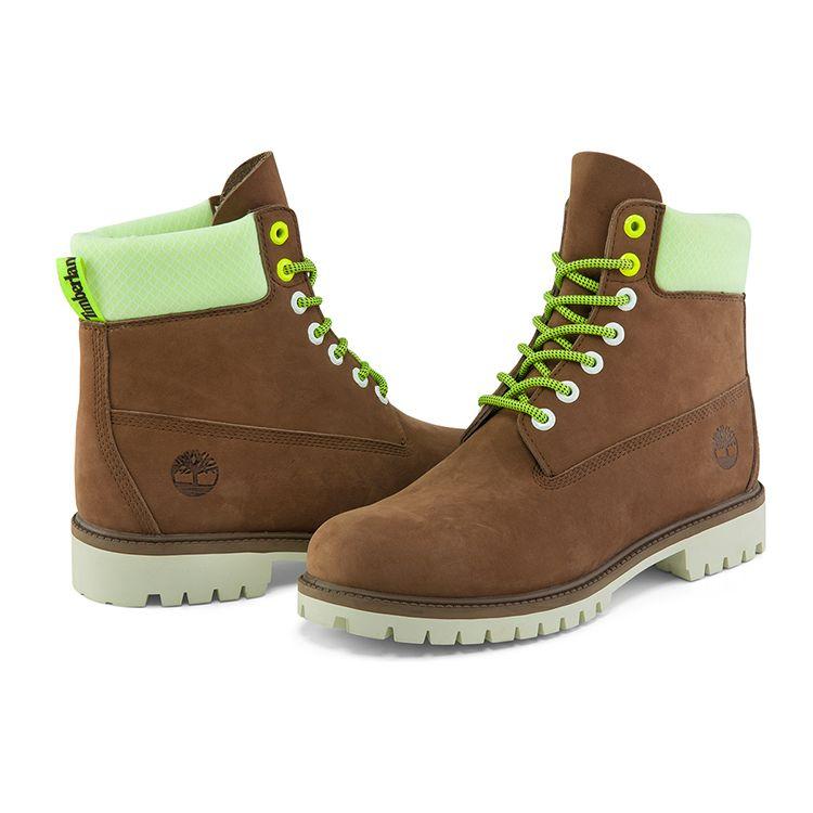 Timberland Premium Series Durable Shock Absorbing Comfortable Versatile Lightweight High-Top Outdoor Boots Men boots Medium-Brown A2HXSW