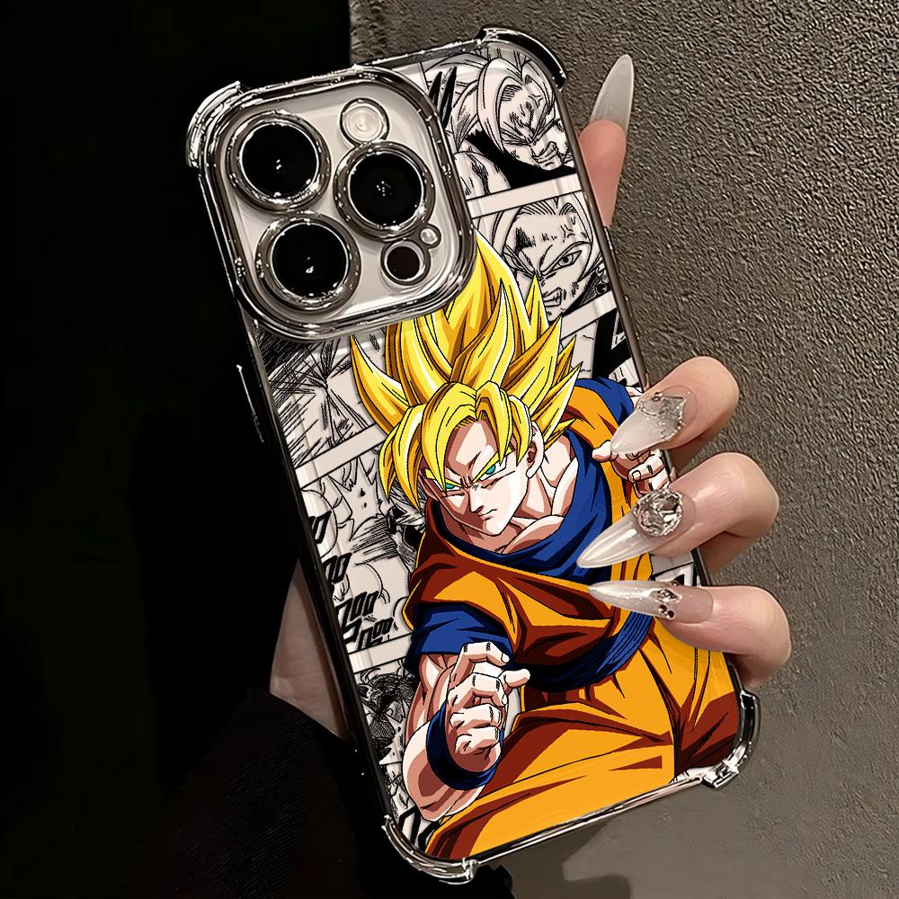 

Anime Super Saiyans Cool Plating Phone Case For IPhone 17 17e 16e 16 15 14 13 12 11 Pro Max X XR XSMax 7 8 Mini Air Plus Airabag iPhone 11