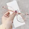 Professional Eye Protection And Blue Light Student Flat Glasses Women's Trendy Glasses Frame 2053