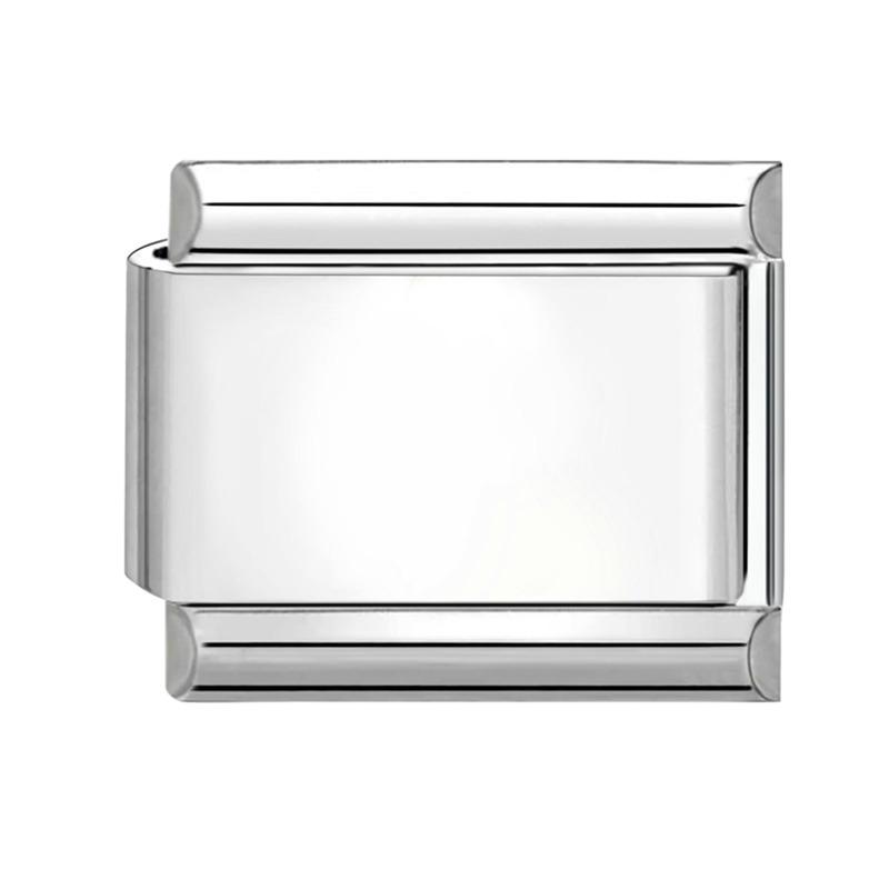 Braccialetti Charm Italiani Fai da Te Catena di Base Bracciale in Acciaio Inossidabile Moduli Assemblati Versatili Regalo Ideale 9mm Universale Dropshipping