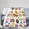 Creature In Stardew Valley Fashion Blankets Cute Jimino Animals Wool Awesome Soft Throw Fashion Blanket Chair Covering Sofa Spring/Autumn Tr