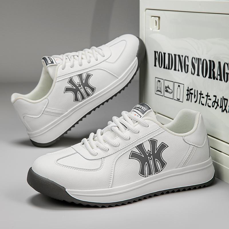 Letter printing light luxury dad shoes men's retro style Forrest Gump shoes spring new full leather casual shoes sports run