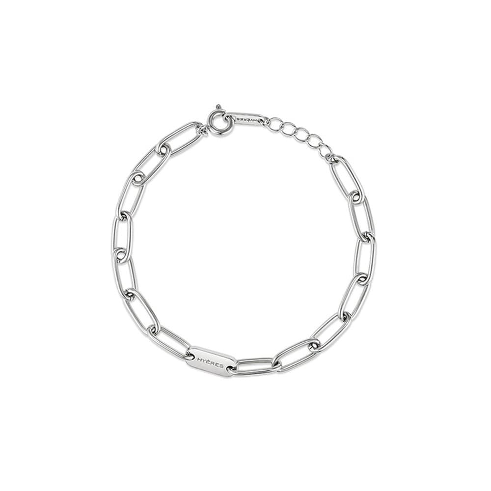 H Edition (W) Round Tack Chain Bracelet Hl6B36633Wb175