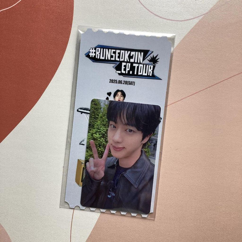 [USED] BTS 6/28 RUNSEOKJIN_EP.TOURE JIN Trading Card