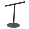 T Shape Towel Holder Stainless Steel Standing Hand Towel Rack with Heavy Base Jewelry Organizer for Bathroom Kitchen Countertop Black