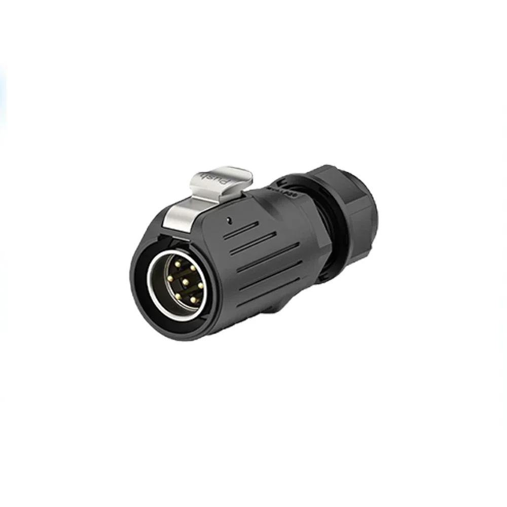 EW-LP20 Waterproof M20 Power Aviation Connector 2 3 4 5 7 9 12 Pin Plug Socket Panel Adapter Industry Signal Rransceiver Radio