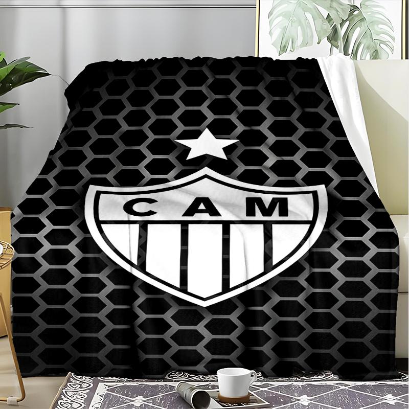 1PC Love For Atlético  Printed Soft Flannel Blanket Throw for Adult Bedroom Living Room Sofa Camping Travel Fan gifts Christmas Gifts