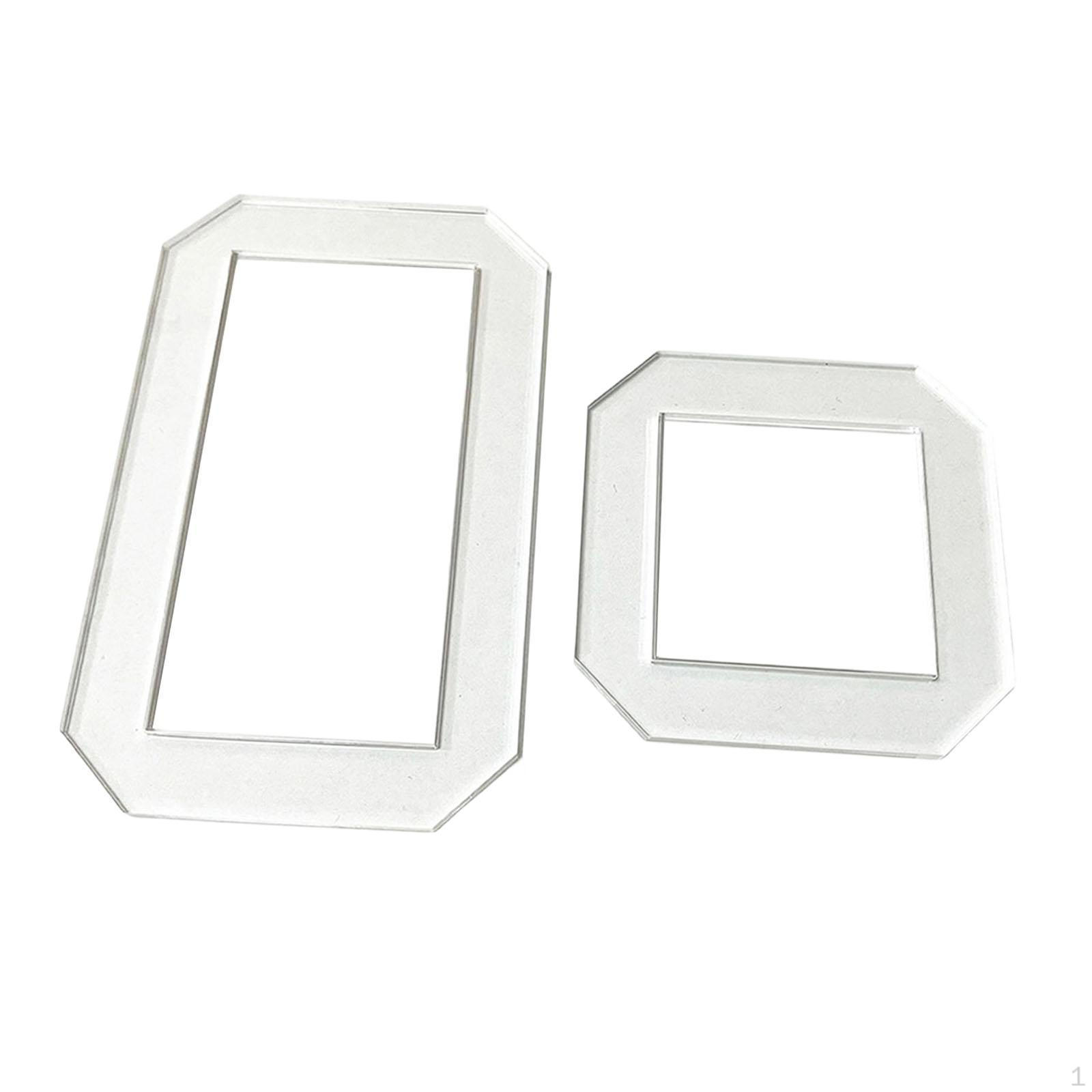 

Quilt Templates, Acrylic Patchwork Rectangle, Square, Transparent Tool, DIY Sewing Small
